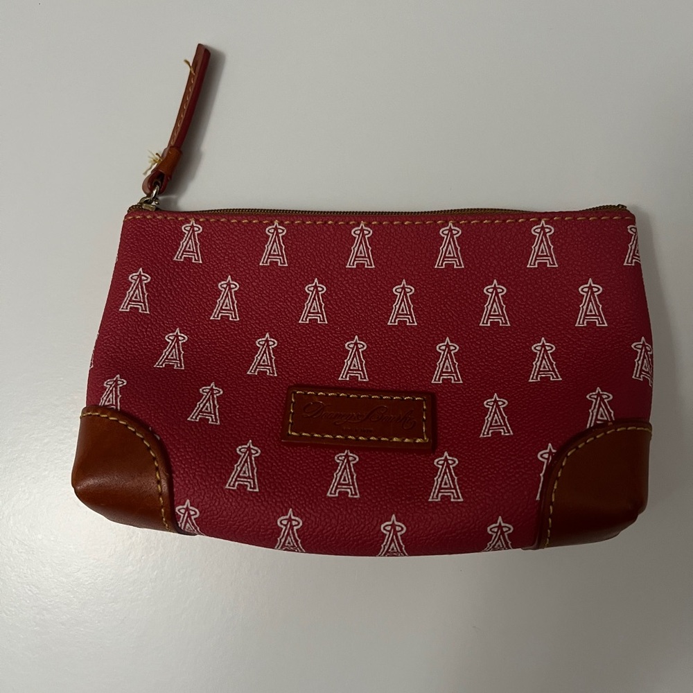Dooney & Bourke MLB Los Angeles Angels Team Mulit purpose/ Cosmetic Bag